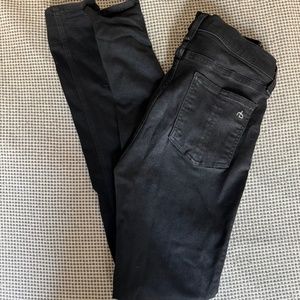 rag & bone black skinny jeans size 29